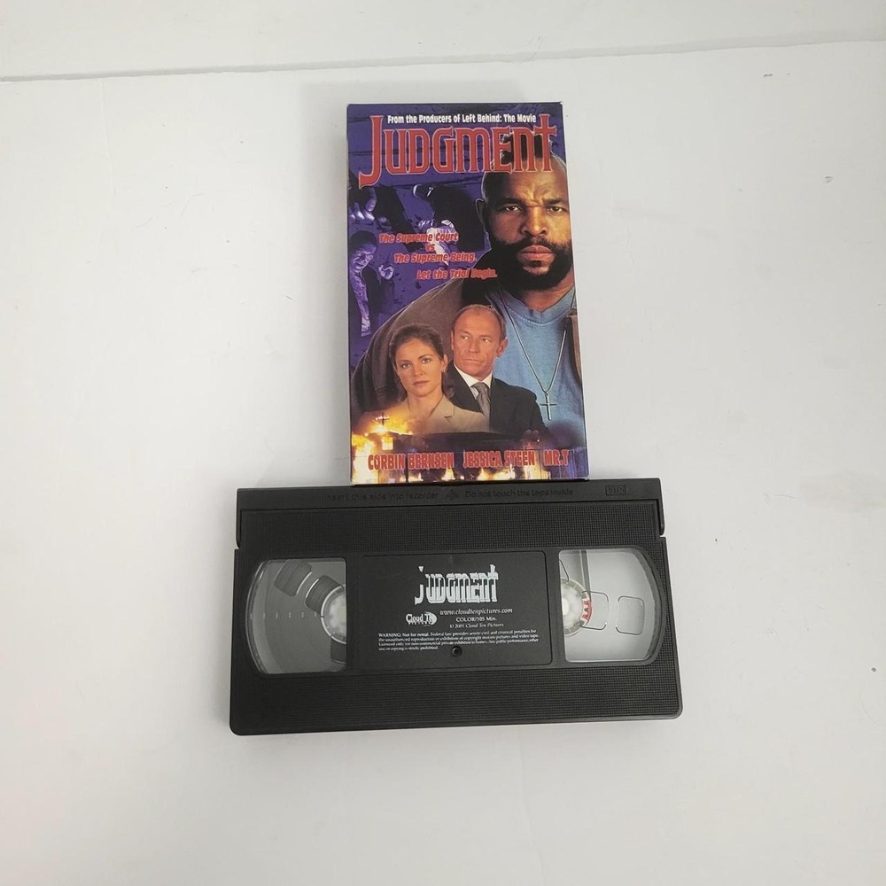 Judgment VHS tape Rare Mr. T